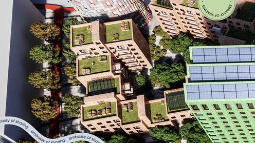 Granitor Properties bostäder Brf Skogslunden i Embassy of Sharing i Hyllie i Malmö