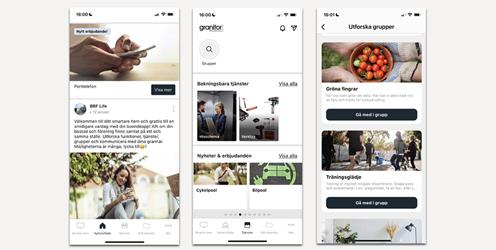 Bilder från Granitor Properties boendeapp 