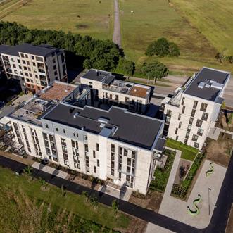 Exteriör bild över Granitor Properties bostäder Brf Pålsjöängar i Helsingborg
