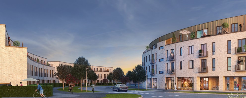 Exteriör bild över Granitor Properties bostäder Brf Residenset i Lomma
