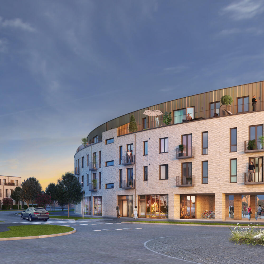 Exteriör bild över Granitor Properties bostäder Brf Residenset i Lomma