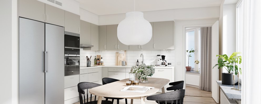 Interiör bild över Granitor Properties bostäder Brf Stadsgränden i Trelleborg