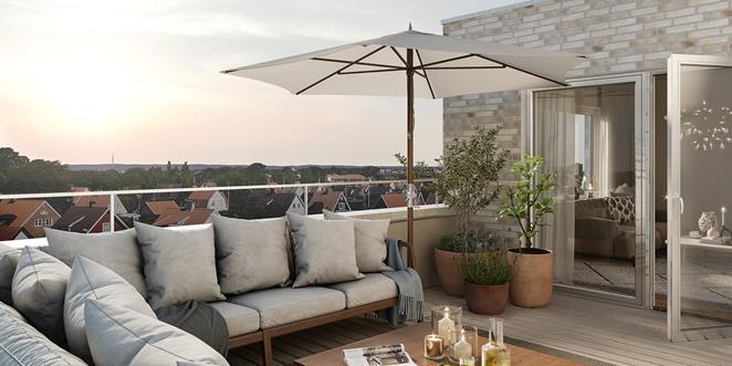 Exteriör bild över Granitor Properties Brf Solgården i Ängelholm 