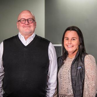 Sten Lindquist och Maria Ekström från Granitor Properties