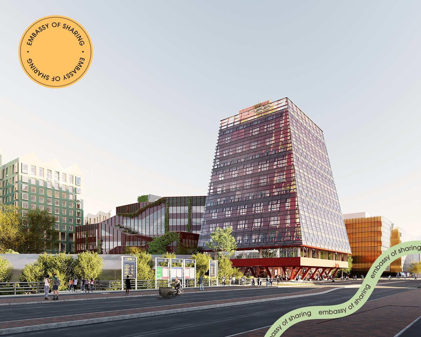 Fyrtornet i Embassy of Sharing i Hyllie i Malmö