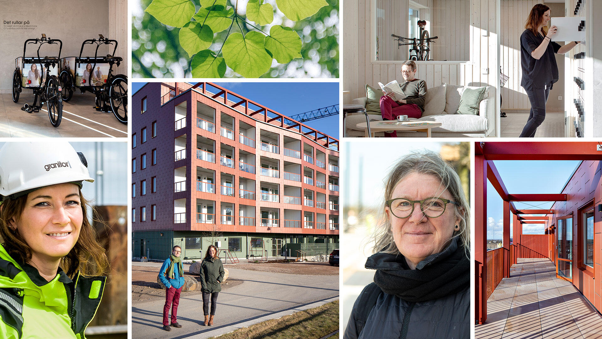 Kollage till artikeln ett omtänksamt hem för människor och klimat