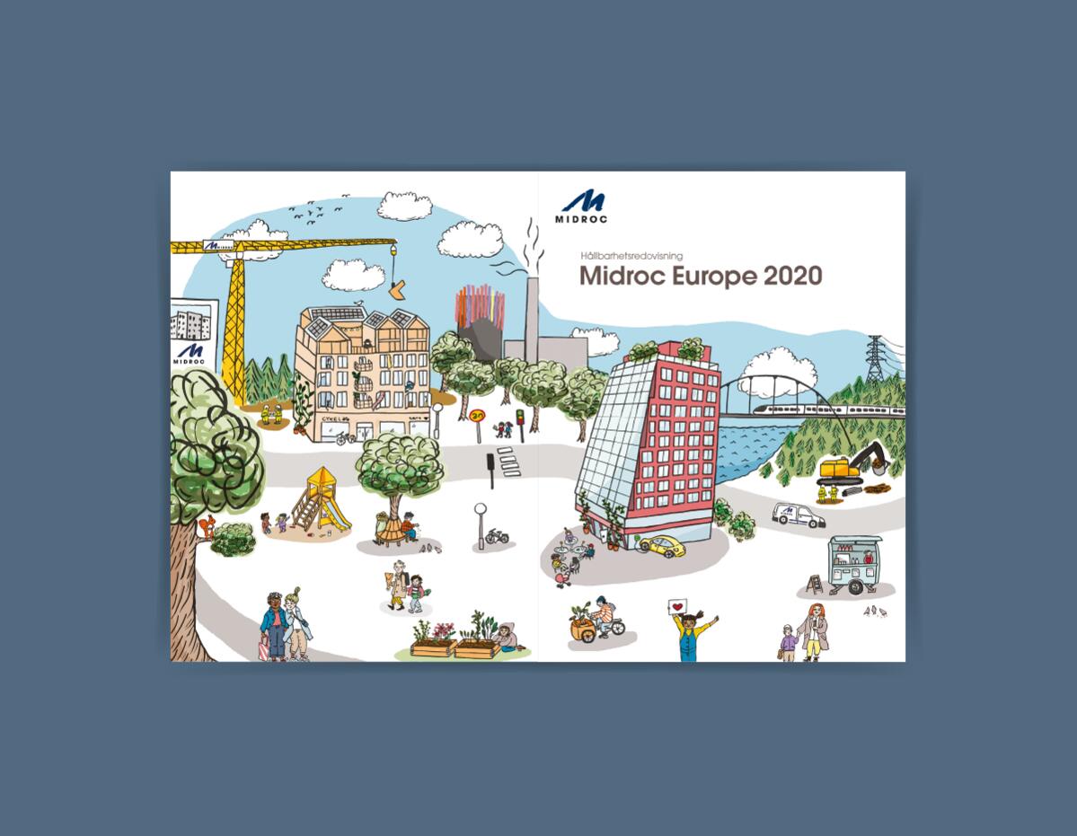 Midroc Europe hållbarhetsredovisningen 2020