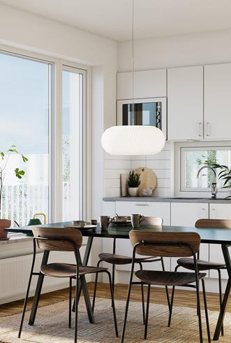 Interiör bild över Granitor Properties bostäder Brf Aero i Malmö