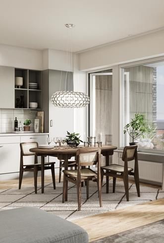 Interiör bild över Granitor Properties bostäder Brf Vyn i Höganäs