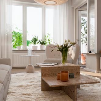 Interiör bild över Granitor Properties bostäder Brf Strandsnäckan i Landskrona