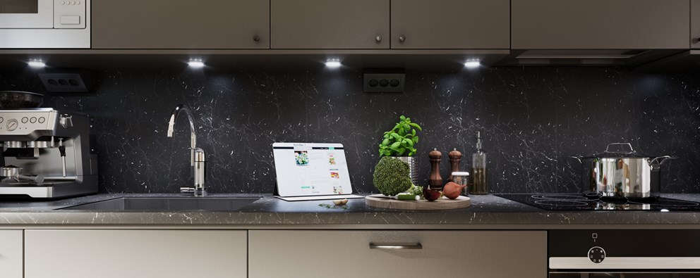 Interiör bild över Granitor Properties bostäder Brf Life i Lund