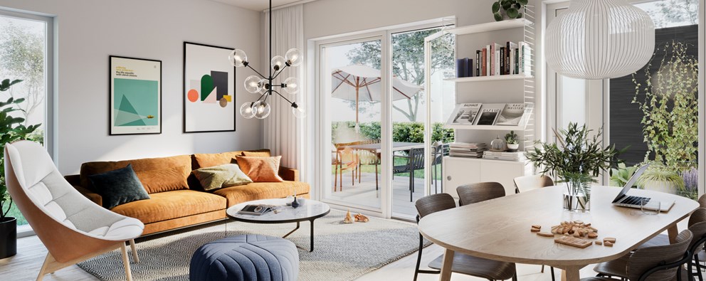 Exteriör bild över Granitor Properties bostäder Brf Paradhusen i Bjärred