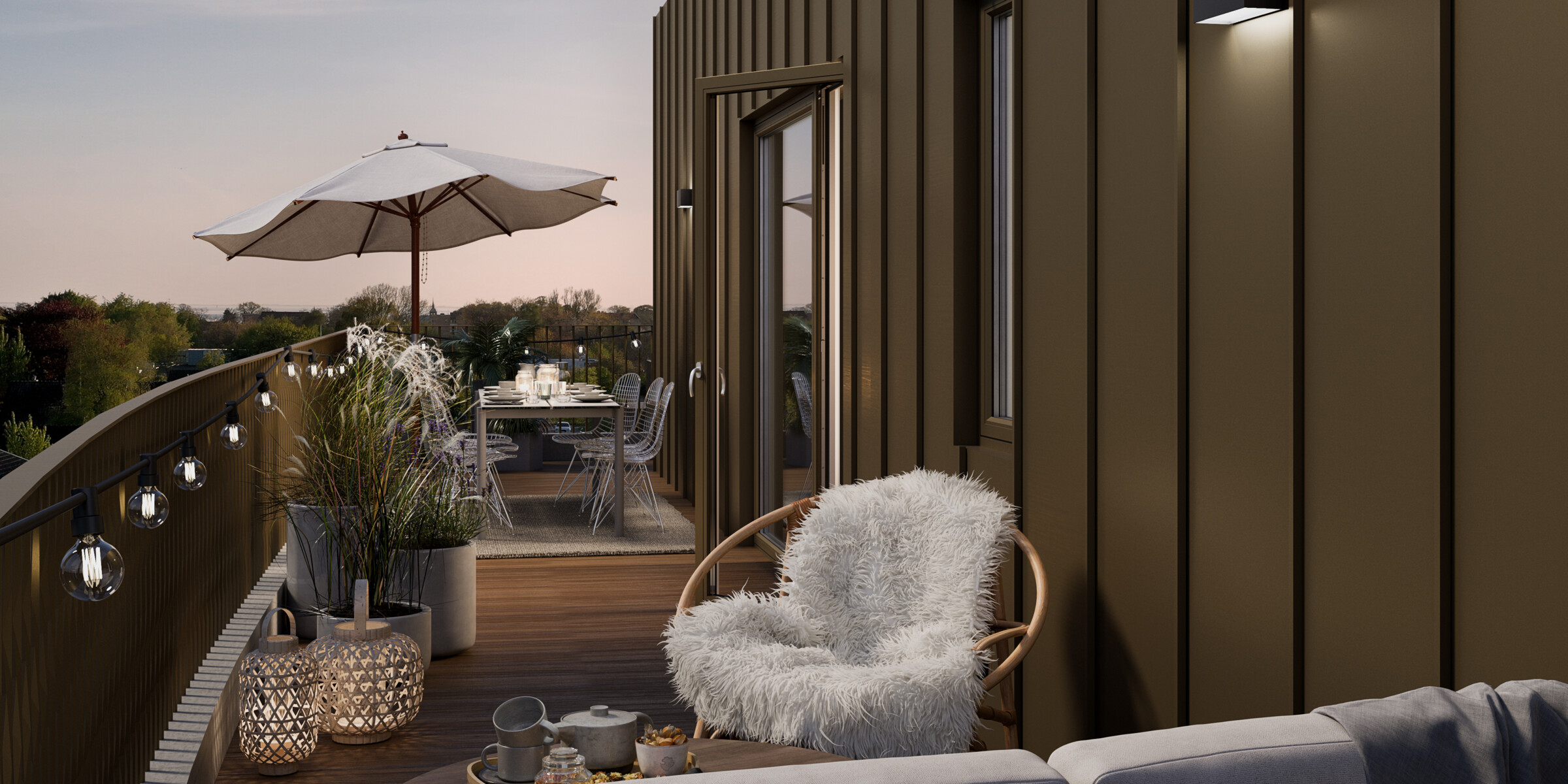 Exteriör bild över Granitor Properties bostäder Brf Residenset i Lomma