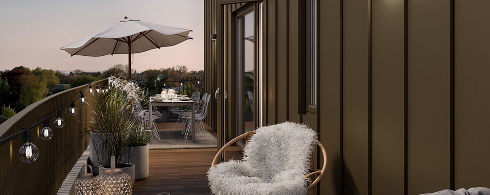Exteriör bild över Granitor Properties bostäder Brf Residenset i Lomma
