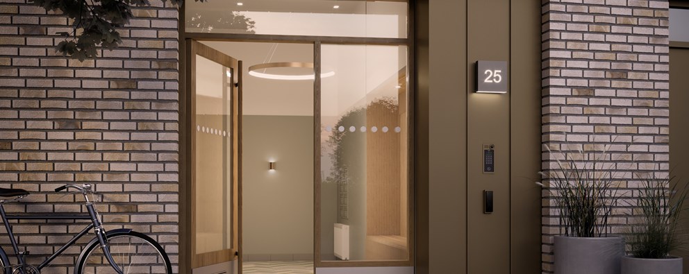 Exteriör bild över Granitor Properties bostäder Brf Residenset i Lomma