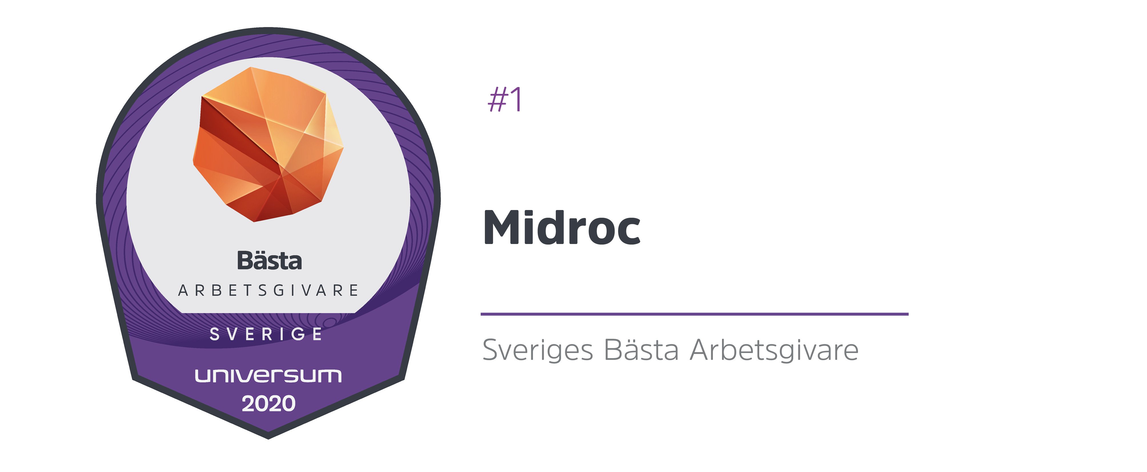 Midroc Sveriges Bästa Arbetsgivare 2020