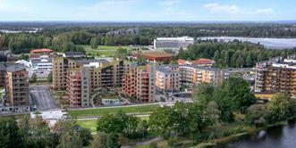 Exteriör bild över Granitor Properties bostäder Brf Biologen 2 i Växjö
