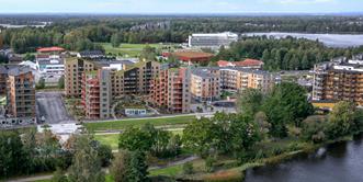 Exteriör bild över Granitor Properties bostäder Brf Biologen 1 i Växjö