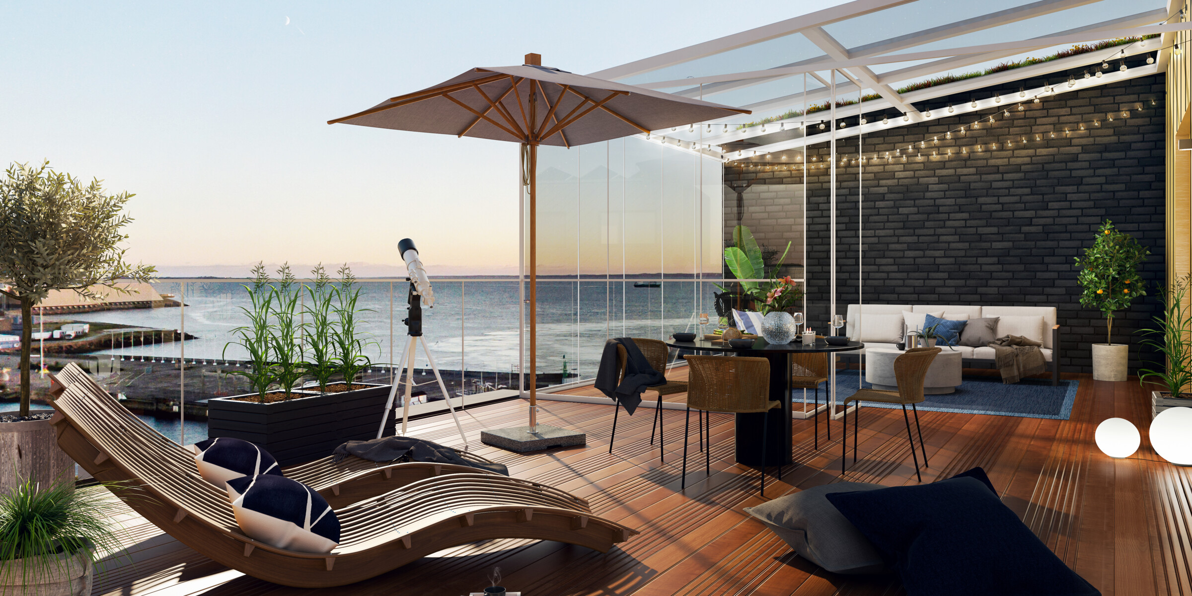 Exteriör bild över Granitor Properties bostäder Brf Oceanpiren i Helsingborg