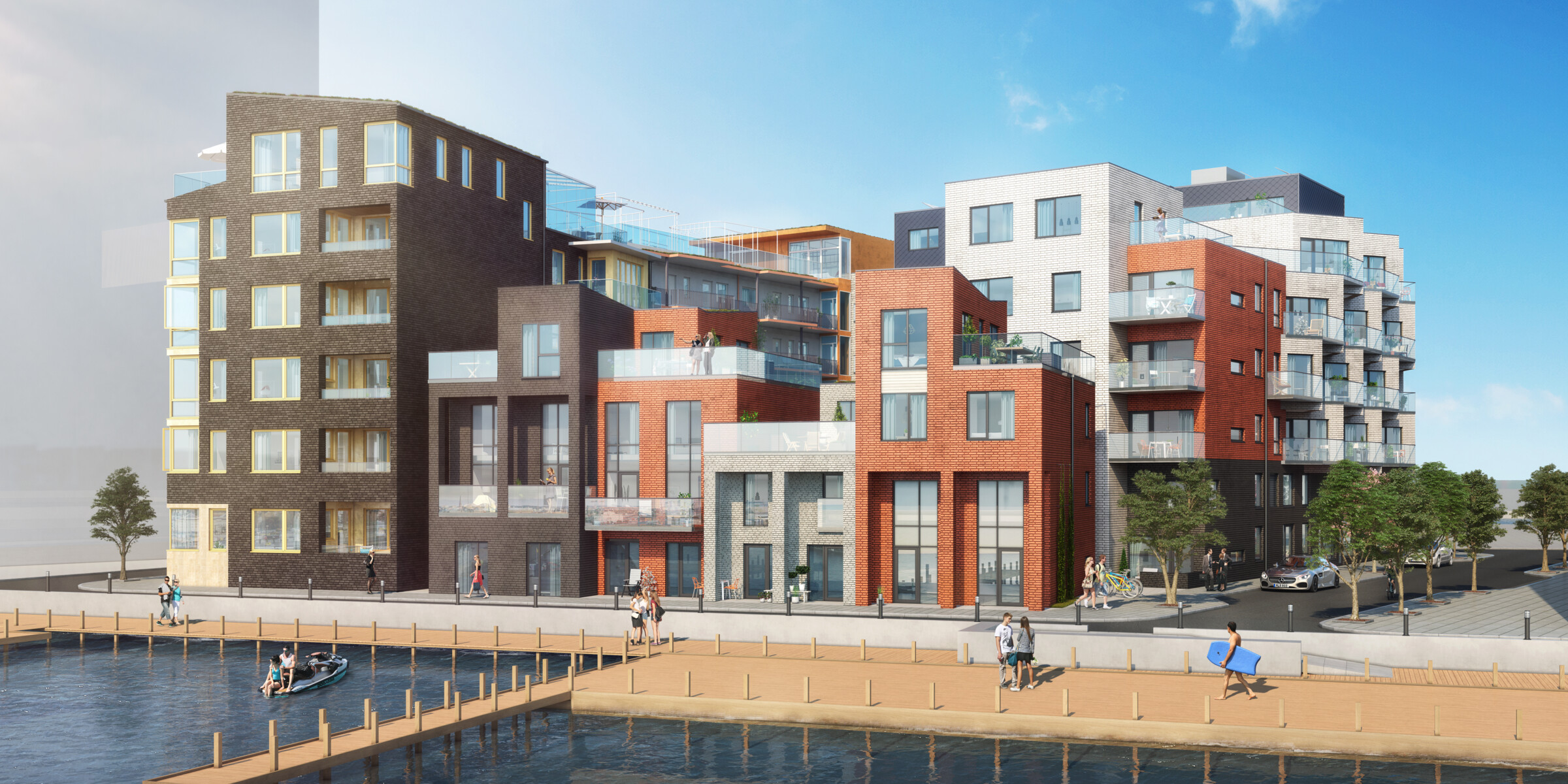 Exteriör bild över Granitor Properties bostäder Oceanvillorna i Helsingborg