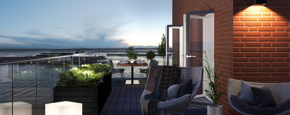 Exteriör bild över Granitor Properties bostäder Oceanvillorna i Helsingborg
