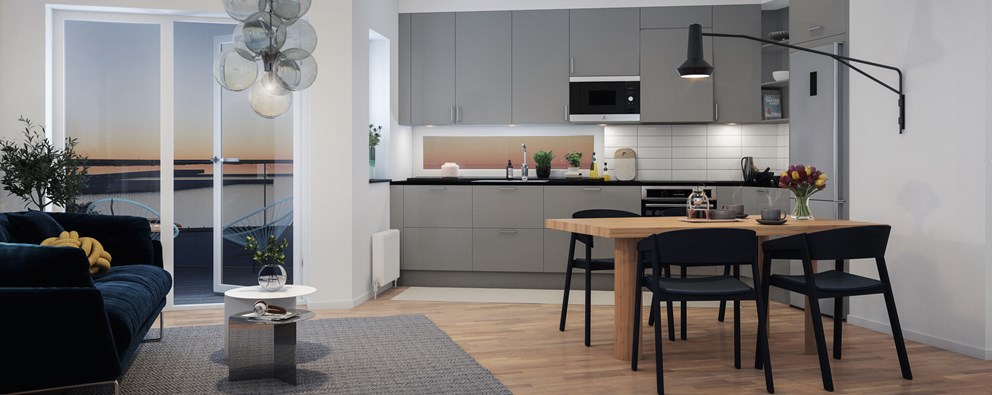 Exteriör bild över Granitor Properties bostäder Brf Oceanpiren i Helsingborg